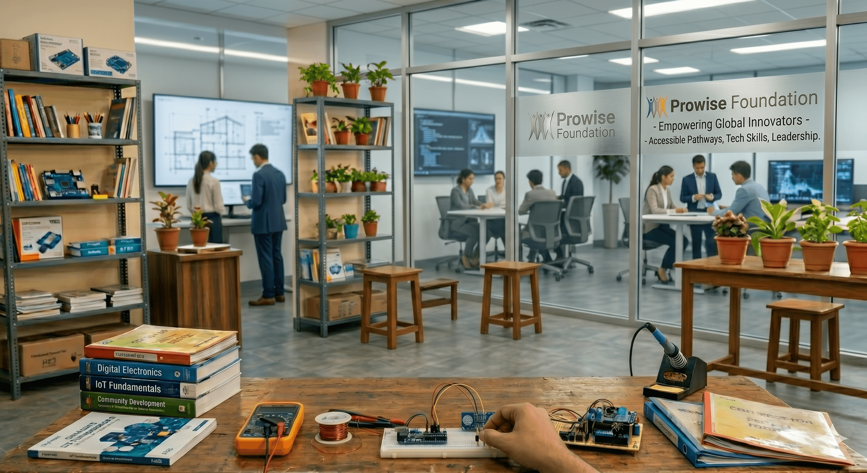 Students learning